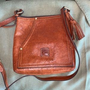Vintage Brown Leather Dooney and Burke Crossbody